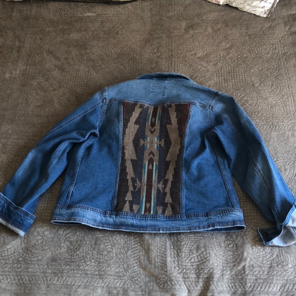 Pendleton Wool + Jean Jacket - image 2